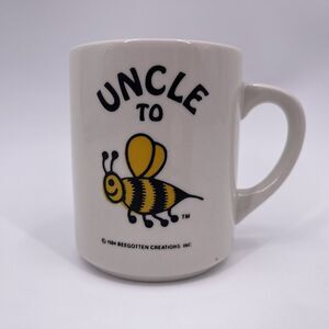Uncle to Be Bee Coffee Mug Vintage 1984 Beegotten Creations Gag Gift for Brother